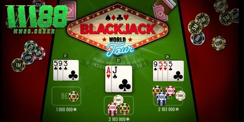 Lượt chơi của người chia bài trong game Blackjack